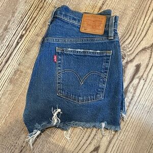 Levi's Classic Blue Denim Shorts